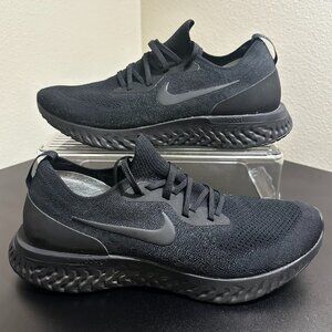 Nike Epic React Flyknit ‘Triple Black’ Men's Size 10.5